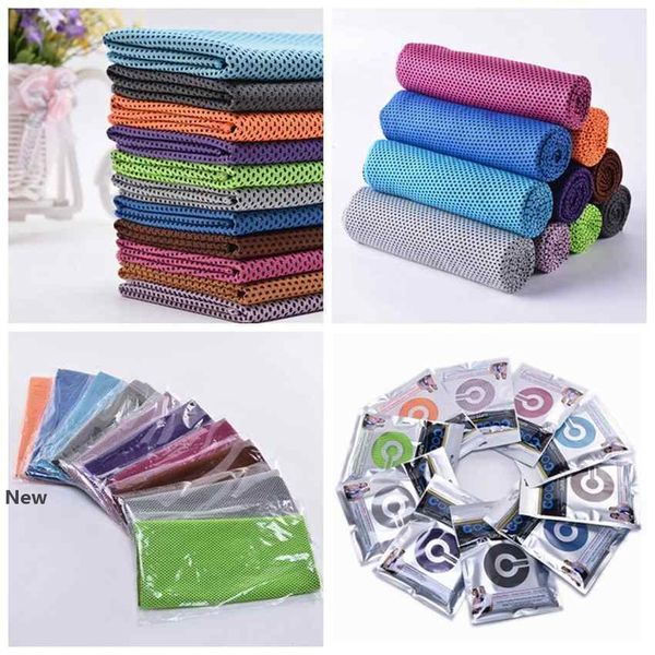 10 colors ice cold towel 30*80cm double layers quick dry soft breathable cooling towel summer anti sunstroke sports towels zza2318 50pcs
10 colors ice cold towel 30*80cm double layers quick dry soft breathable cooling towel summer anti sunstroke sports towels zza2318 50pcs