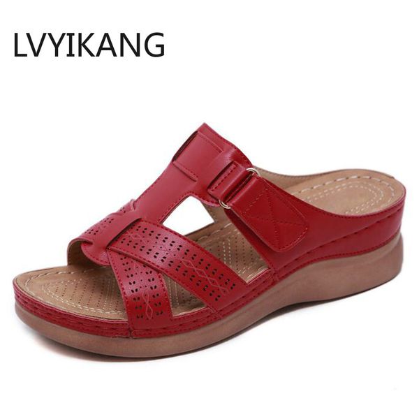women pu leather shoes comfy platform flat sole ladies casual soft woman platform slippers wedge sandal beach flip flops, Black
women pu leather shoes comfy platform flat sole ladies casual soft woman platform slippers wedge sandal beach flip flops, Black
