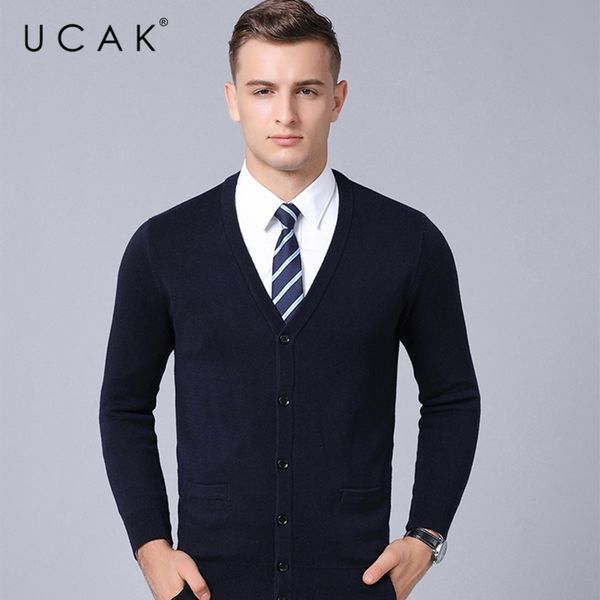 men's sweaters ucak brand streetwear sweater men wool cardigan clothes autumn winter cashmere classic casual cardigans coat u1122, White;black
men's sweaters ucak brand streetwear sweater men wool cardigan clothes autumn winter cashmere classic casual cardigans coat u1122, White;black