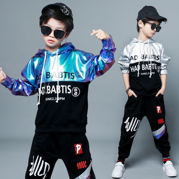 fashion boys sport suit autumn spring children's sports suits hip hop hoodies sweatshirts + trousers 2pcs tracksuit for teenage, White
fashion boys sport suit autumn spring children's sports suits hip hop hoodies sweatshirts + trousers 2pcs tracksuit for teenage, White