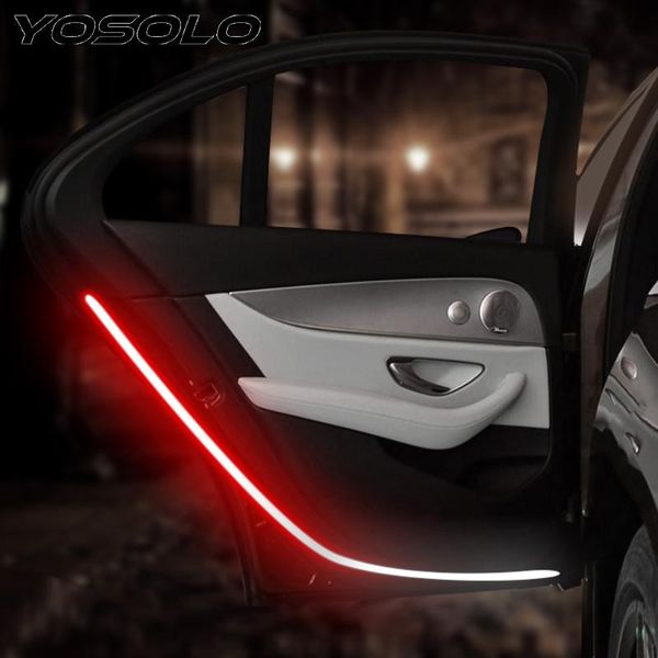 yosolo 2pcs/set car door opening warning light white red lighting welcome decor lamp strips anti collision safety car light
yosolo 2pcs/set car door opening warning light white red lighting welcome decor lamp strips anti collision safety car light