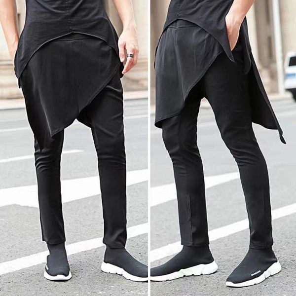 2020 new men's clothing hair stylist gd fashion personality asymmetric hypotenuse culottes harem pants plus size costumes 27-46, Black
2020 new men's clothing hair stylist gd fashion personality asymmetric hypotenuse culottes harem pants plus size costumes 27-46, Black