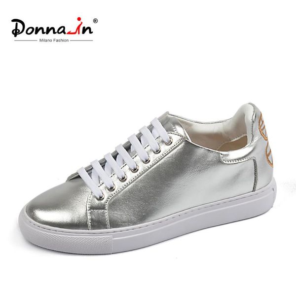 donna-in flats shoes women sneakers white silver genuine leather low heels lace up round toe casual ladies shoes, Black
donna-in flats shoes women sneakers white silver genuine leather low heels lace up round toe casual ladies shoes, Black