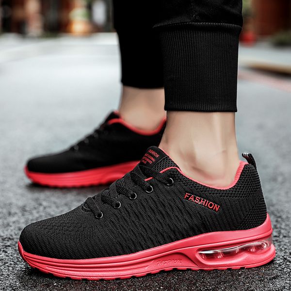men running shoes air sole cushioning black red male sneakers breathable mesh outdoor lightweight fitness sport men shoes 6888s
men running shoes air sole cushioning black red male sneakers breathable mesh outdoor lightweight fitness sport men shoes 6888s