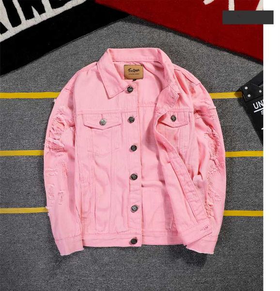 men's jackets 2021 pink denim jacket women's hip hop hole fashion casual leather clothing jeans, Black;brown
men's jackets 2021 pink denim jacket women's hip hop hole fashion casual leather clothing jeans, Black;brown