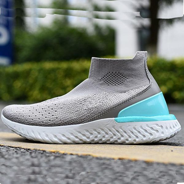 2020 rise react knit breathable sock boots rise react knit high elastic tech bubble cushioning casual shoes 36-45 shoes storage, Black
2020 rise react knit breathable sock boots rise react knit high elastic tech bubble cushioning casual shoes 36-45 shoes storage, Black