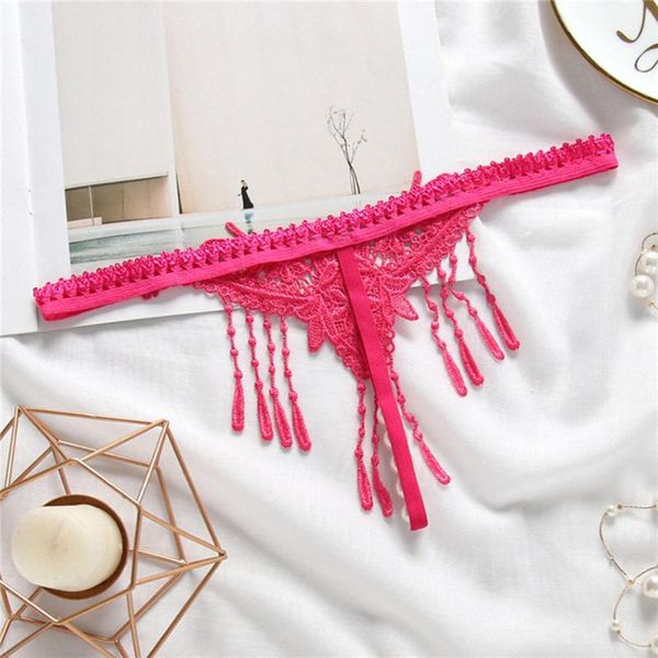 summer new thong feminine embroidered transparent pearl low waist european and american panties, Black;pink
summer new thong feminine embroidered transparent pearl low waist european and american panties, Black;pink