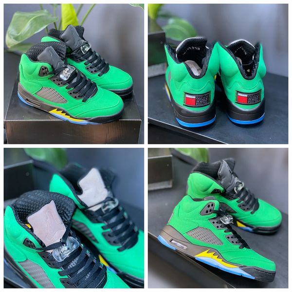 5 5s jumpman oregon mens basketball shoes 2020 new 5s green mens trainers sports sneakers size 7-13, Black
5 5s jumpman oregon mens basketball shoes 2020 new 5s green mens trainers sports sneakers size 7-13, Black