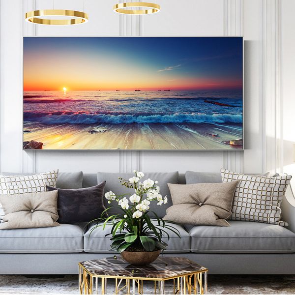 canvas painting wall posters and prints sunset seascape hd wall art pictures for living room decoration dining restaurant l home decor
canvas painting wall posters and prints sunset seascape hd wall art pictures for living room decoration dining restaurant l home decor