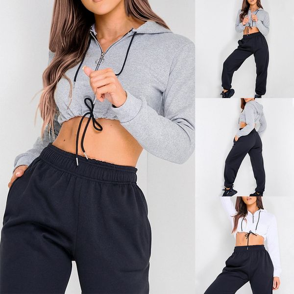 стильные два piece set top и штаны женщина двухкусочной эпикировки женщина спортивные костюмы твердые наборы цвет с длинным рукавом молнии e, White;black
стильные два piece set top и штаны женщина двухкусочной эпикировки женщина спортивные костюмы твердые наборы цвет с длинным рукавом молнии e, White;black