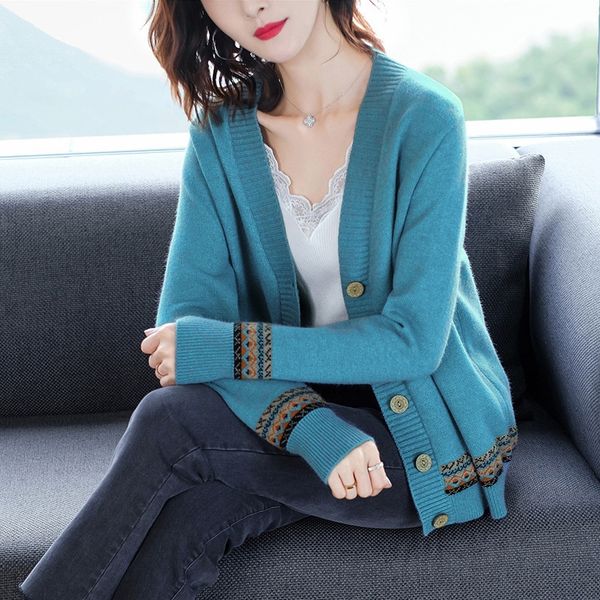 women's season knitted cardigan thin early wear 2020 new woolen sweater coatouter coat sweater coat autumn, White
women's season knitted cardigan thin early wear 2020 new woolen sweater coatouter coat sweater coat autumn, White