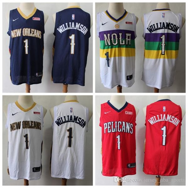 2020 men youth kids new orleanss pelicanss jersey 1 zion williamson red white color swingman stitched basketball jerseys 425, Black;red
2020 men youth kids new orleanss pelicanss jersey 1 zion williamson red white color swingman stitched basketball jerseys 425, Black;red