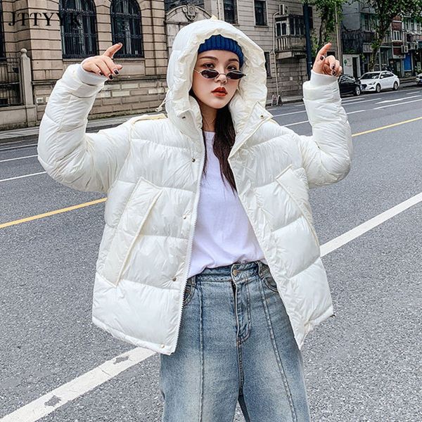 streetwear winter jacket women hooded down jacket parkas female thicken warm coat candy colors glossy snow down outwear, Black
streetwear winter jacket women hooded down jacket parkas female thicken warm coat candy colors glossy snow down outwear, Black