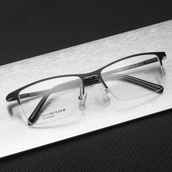 brehler 6312 aluminum magnesium plain myopia glasses glassesultra light metal men's half frame business myopia glasses frame, Silver
brehler 6312 aluminum magnesium plain myopia glasses glassesultra light metal men's half frame business myopia glasses frame, Silver