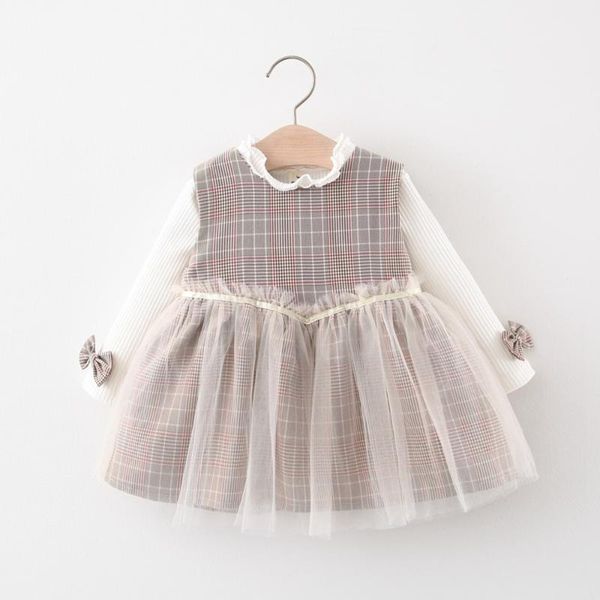 2020 autumn fashion girls 2pcs clothes set kids children baby infants bow long sleeve t-shirt+princess plaided vest dress s11018, White
2020 autumn fashion girls 2pcs clothes set kids children baby infants bow long sleeve t-shirt+princess plaided vest dress s11018, White