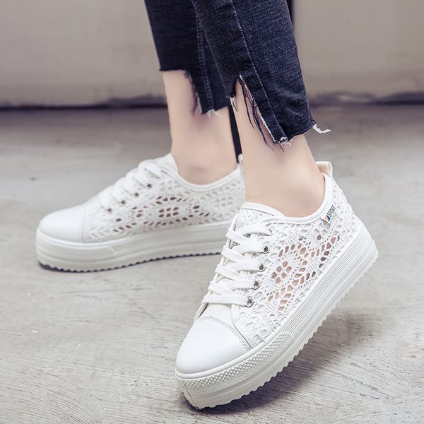 fralosha black / white cut lace canvas shoes hollow flowers print breathable platform women's shoes women casual
fralosha black / white cut lace canvas shoes hollow flowers print breathable platform women's shoes women casual