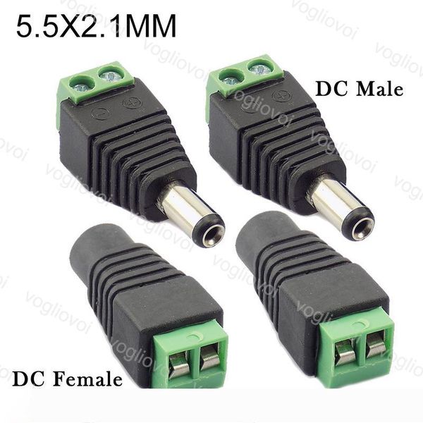 dc connector 5.5mm x 2.1mm male and female led adapter for led strip lamp lights cctv camera video eub
dc connector 5.5mm x 2.1mm male and female led adapter for led strip lamp lights cctv camera video eub
