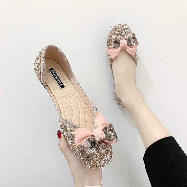 2020 new women flats ballet shoes bow autumn luxury female loafer bling rhinestone crystal casual flat for woman 5533, Black
2020 new women flats ballet shoes bow autumn luxury female loafer bling rhinestone crystal casual flat for woman 5533, Black