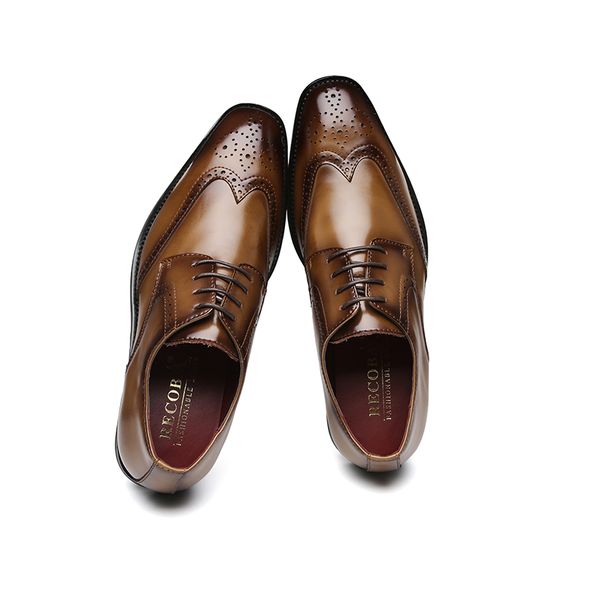 2020 brogue oxford handcrafted men's genuine leather formal shoes black burgundy stylish dress shoes for men dropshippig 
2020 brogue oxford handcrafted men's genuine leather formal shoes black burgundy stylish dress shoes for men dropshippig