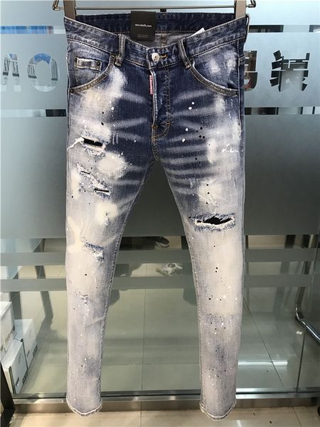 2020 new arrival mens casual straight jeans retro slim skinny bleached jeans fashion designer ripped men hip hop holes denim pants, Blue
2020 new arrival mens casual straight jeans retro slim skinny bleached jeans fashion designer ripped men hip hop holes denim pants, Blue