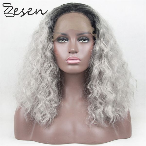 zesen synthetic lace front wig short wave bob wigs for woman heat resistant 13*4 lace frontal wig, Black
zesen synthetic lace front wig short wave bob wigs for woman heat resistant 13*4 lace frontal wig, Black