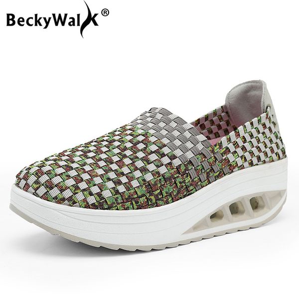 beckywalk casual women sneakers slip on woven summer shoes women platform sneakers spring mesh shoes woman walk wsh2911, Black
beckywalk casual women sneakers slip on woven summer shoes women platform sneakers spring mesh shoes woman walk wsh2911, Black