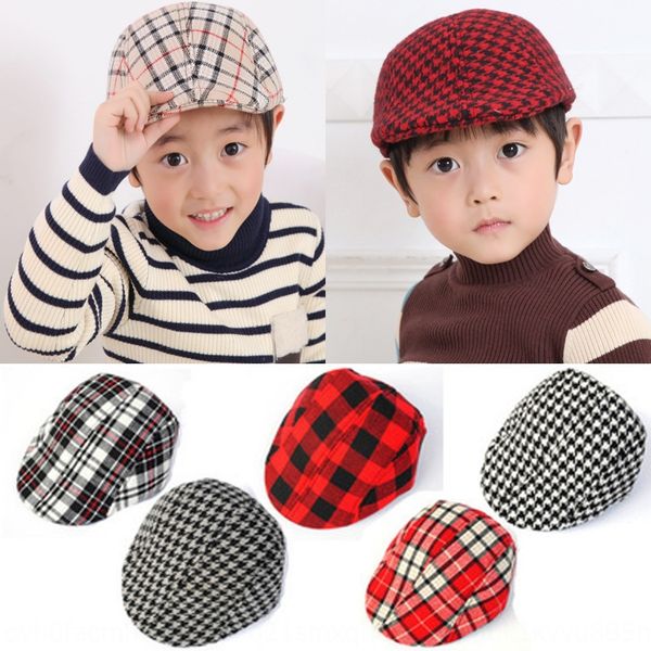 children's classic plaid british children's hat men's men women cap beret beret and women's hat, Blue;gray
children's classic plaid british children's hat men's men women cap beret beret and women's hat, Blue;gray