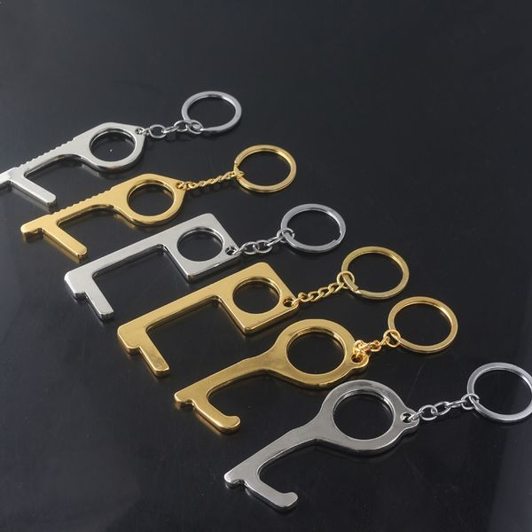 metal keychain touchless door openers edc elevator button tool women bag charm keyrings rings holder mens fashion car key chains accessories, Slivery;golden
metal keychain touchless door openers edc elevator button tool women bag charm keyrings rings holder mens fashion car key chains accessories, Slivery;golden