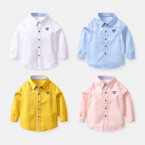 5fmcz boys' long-sleeved 2020 autumn korean casual pure cotton embroidered shirt small shirt children's clothing and medium childr, White;black
5fmcz boys' long-sleeved 2020 autumn korean casual pure cotton embroidered shirt small shirt children's clothing and medium childr, White;black