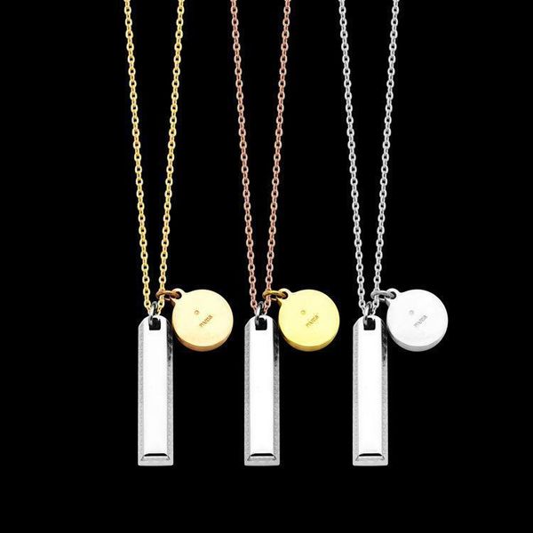 luxury designer jewelry women necklace titanium steel double pendant necklace with rectangular round v letter necklace mens 14k gold chains
luxury designer jewelry women necklace titanium steel double pendant necklace with rectangular round v letter necklace mens 14k gold chains