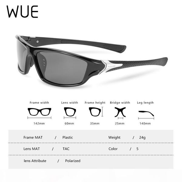 wue outdoor sports glasses men's sunglasses polarized driving sunglasses retro classic multicolor goggles fashion designer uv pr, White;black
wue outdoor sports glasses men's sunglasses polarized driving sunglasses retro classic multicolor goggles fashion designer uv pr, White;black