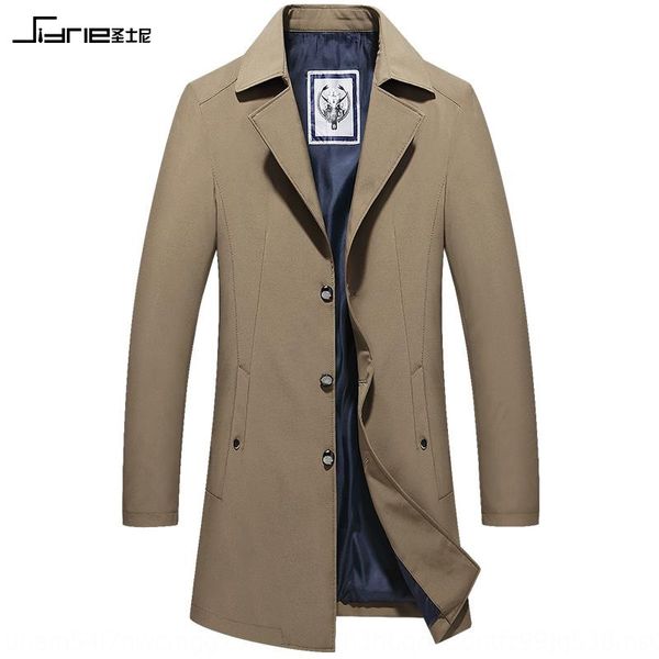 2020 new jacket windbreaker mid-length slim thin coat men's business casual men's spring and autumn jacket, Tan;black
2020 new jacket windbreaker mid-length slim thin coat men's business casual men's spring and autumn jacket, Tan;black