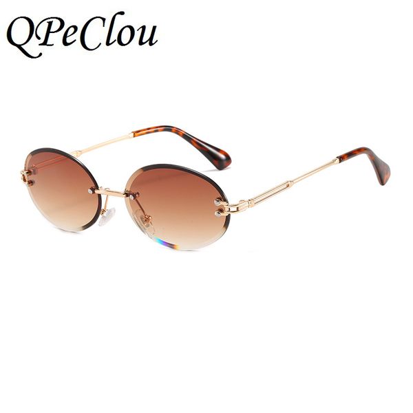 qpeclou 2020 new fashion small oval sunglasses women vintage metal rimless sun glasses female frameless hip hop shades oculos, White;black
qpeclou 2020 new fashion small oval sunglasses women vintage metal rimless sun glasses female frameless hip hop shades oculos, White;black