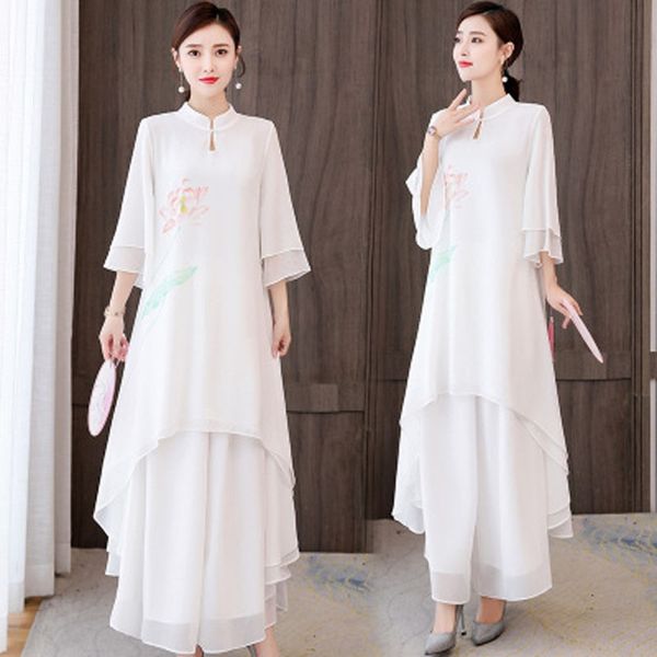 lxoqj 2020 лето zen чай одежда литературной и художественной han одежды китайский стиль cheongsam улучшилось китайском стиле костюм костюм п, Gray
lxoqj 2020 лето zen чай одежда литературной и художественной han одежды китайский стиль cheongsam улучшилось китайском стиле костюм костюм п, Gray