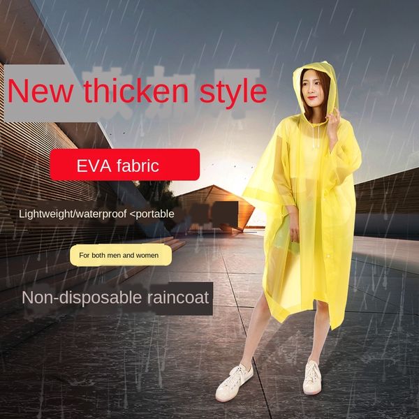 czdfy non-disposable thickened bucket poncho eva transparent light outdoor non-disposable raincoat thickened cloak cloak bucket poncho eva t, Red;brown 
czdfy non-disposable thickened bucket poncho eva transparent light outdoor non-disposable raincoat thickened cloak cloak bucket poncho eva t, Red;brown