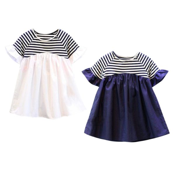 girls summmer dress 2020 new flared sleeve striped princess dress college style casual skirt childre's clothing, Red;yellow
girls summmer dress 2020 new flared sleeve striped princess dress college style casual skirt childre's clothing, Red;yellow