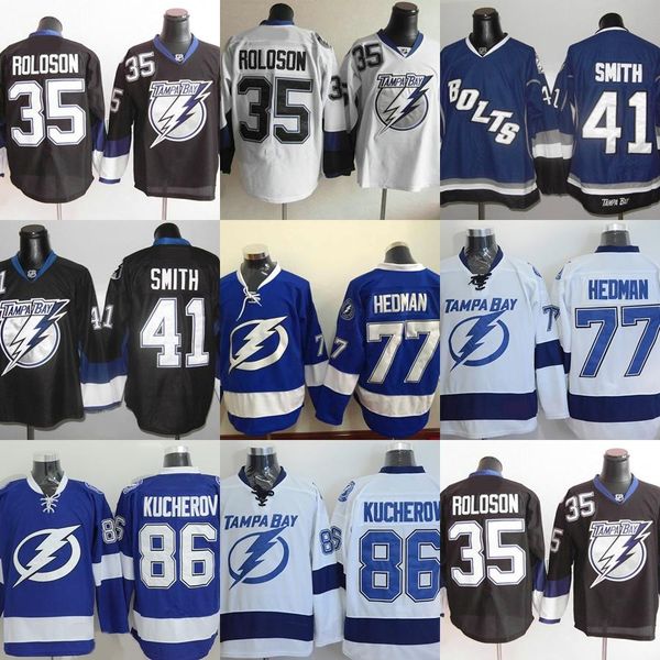 factory outlet men tampa bay lighting #35 roloson #41 smith #77 victor hedman #86 nikita kucherov blue white ice hockey jerseys, Black;red
factory outlet men tampa bay lighting #35 roloson #41 smith #77 victor hedman #86 nikita kucherov blue white ice hockey jerseys, Black;red