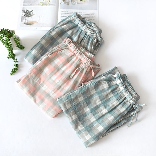couples cotton gauze autumn plaid loose women and men thin trousers home furnishing home pants pants pants, Blue;red
couples cotton gauze autumn plaid loose women and men thin trousers home furnishing home pants pants pants, Blue;red