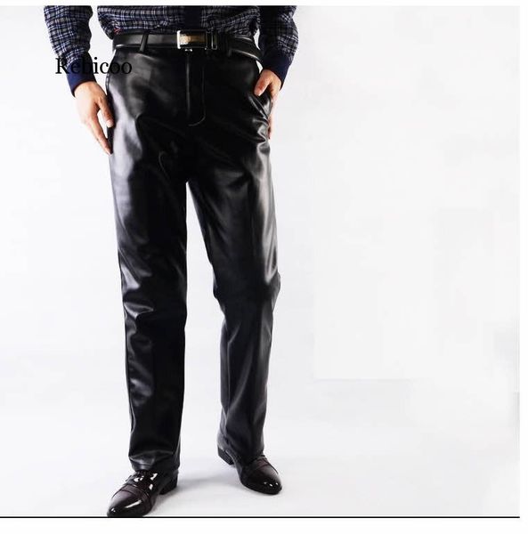 faux leather pants men fashion casual plus size 29-42 motorcycle trousers men pu leather pants black straight high quality
faux leather pants men fashion casual plus size 29-42 motorcycle trousers men pu leather pants black straight high quality