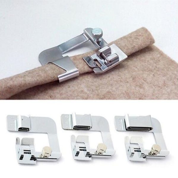 adjustable rolled hemmer sewing foot sets fit for most low shank sewing machines acessorios, 3/4 inch,(1 inch,1/2 inch) 5bb5297, Black
adjustable rolled hemmer sewing foot sets fit for most low shank sewing machines acessorios, 3/4 inch,(1 inch,1/2 inch) 5bb5297, Black