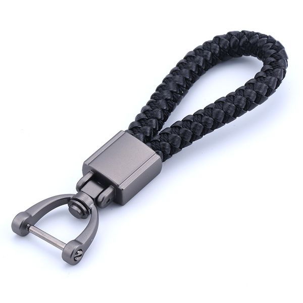 2020 woven leather rope car key chain rotatable rotating horseshoe buckle key rings holder carbine charm charm bag pendant, Silver
2020 woven leather rope car key chain rotatable rotating horseshoe buckle key rings holder carbine charm charm bag pendant, Silver