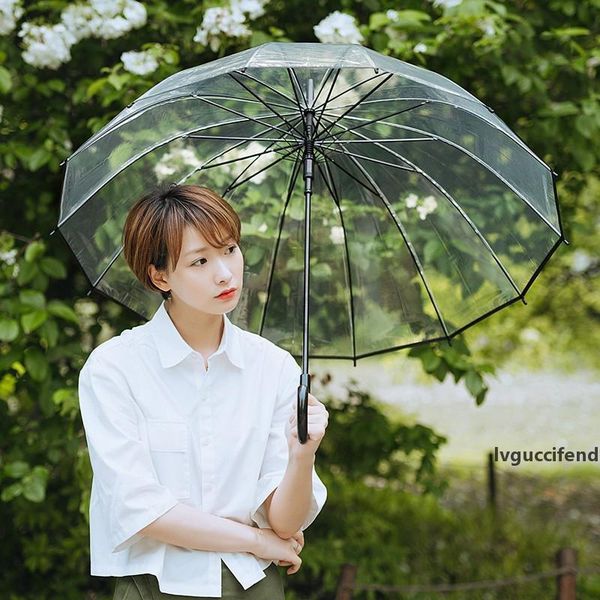 long-handle transparent umbrella simple fashion prevent wind rain fourteen umbrella bones automatic transparent umbrella t200117
long-handle transparent umbrella simple fashion prevent wind rain fourteen umbrella bones automatic transparent umbrella t200117