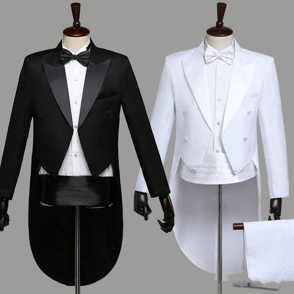 men's suit tuxedo solid wing pointed collar men's long sleeve gentleman's dress formal wedding bridegroom party suit large, White;black
men's suit tuxedo solid wing pointed collar men's long sleeve gentleman's dress formal wedding bridegroom party suit large, White;black