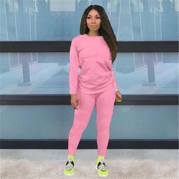 women solid color tracksuits fashion trend crew neck long sleeve trousers suits designer spring new female casual loose two piece sets, Gray
women solid color tracksuits fashion trend crew neck long sleeve trousers suits designer spring new female casual loose two piece sets, Gray