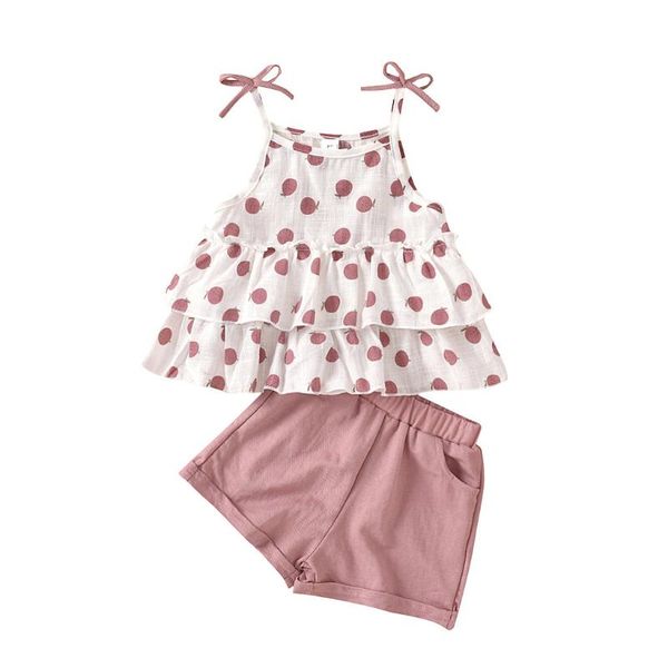 clothing sets toddler baby girl clothes summer kids children girls strap sleeveless bow ruffles solid shorts pants outfits baby's, White
clothing sets toddler baby girl clothes summer kids children girls strap sleeveless bow ruffles solid shorts pants outfits baby's, White