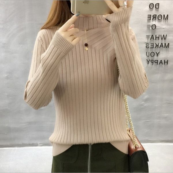 womens sweaters 2020 winter turtleneck sweater women thin pullover jumper knitted sweater pull femme hiver truien dames new, White;black
womens sweaters 2020 winter turtleneck sweater women thin pullover jumper knitted sweater pull femme hiver truien dames new, White;black