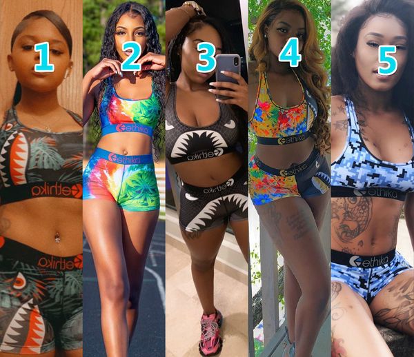 women swimwear ethika beachwear shaped swimsuit swim shorts platform hd printing two-piece suit shark camo bikini set p1098, White
women swimwear ethika beachwear shaped swimsuit swim shorts platform hd printing two-piece suit shark camo bikini set p1098, White
