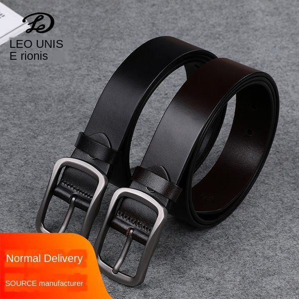 men's leather layer cowhide all-match buckle men's pin leather layer cowhide belt all-match pin buckle belt, Black;brown
men's leather layer cowhide all-match buckle men's pin leather layer cowhide belt all-match pin buckle belt, Black;brown