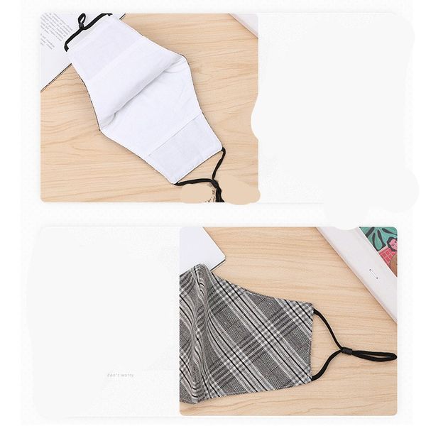 cloth face mask plaid pattern cotton protective mascarilla fashion washable dustproof respirator reusable outdoor sports simple 3as b2
cloth face mask plaid pattern cotton protective mascarilla fashion washable dustproof respirator reusable outdoor sports simple 3as b2