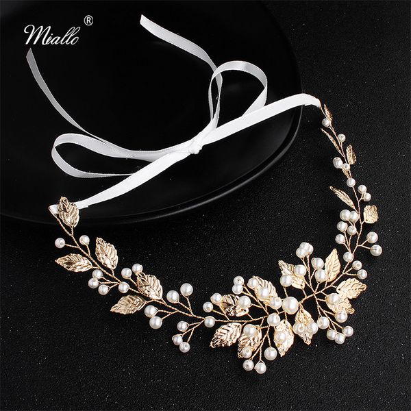 miallo fashion pearls headbands gold leaves handmade hair vine women headpieces wedding hair jewelry accessories, Golden;silver
miallo fashion pearls headbands gold leaves handmade hair vine women headpieces wedding hair jewelry accessories, Golden;silver